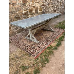 Table With Zinc Top