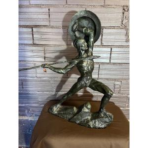 Art Deco Bronze. The Hero Of I Muguet