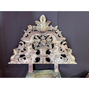 18th Century Mirror Pediment