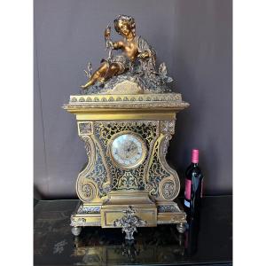 Important Louis XIV Style Clock Carillon Movement (height: 80cm