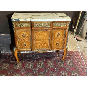 Louis XVI Style Marquetry Commode