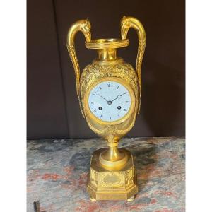 Gilt Bronze Clock From Charles X Period To The Giraffe 