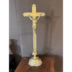 18th Century Gilded Wooden Christ