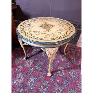 Table Décorative En Bois Peint