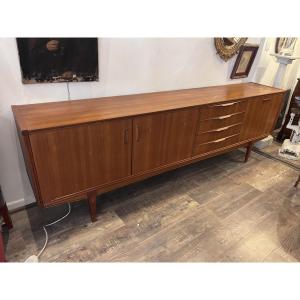 1960s Teak Sideboard, 247 Cm Wide