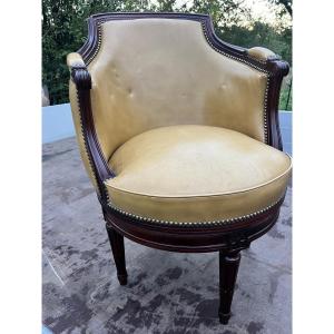 Louis XVI Style Swivel Office Chair 