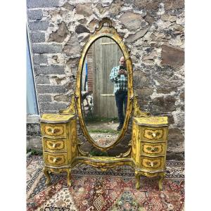 Venetian Dressing Table In Painted Wood 