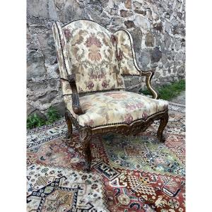 Regency Style Wingback Chair 