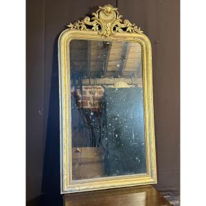 Louis Philippe Pediment Mirror
