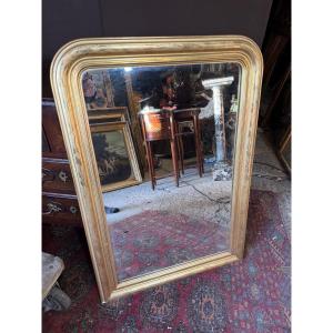 Louis Philippe Gilded Wood Mirror