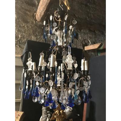 Blue Butterfly Chandelier