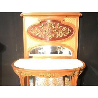 Art Nouveau Console And Trumeau