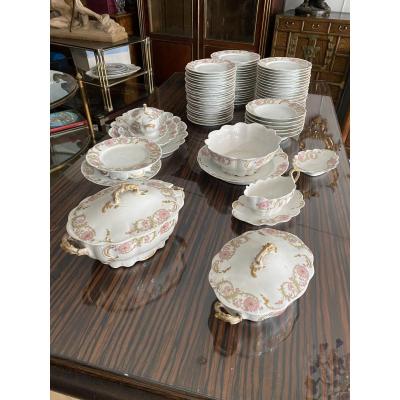 Limoges Porcelain Service 75 Pieces