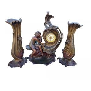 Art Nouveau Fireplace Trim