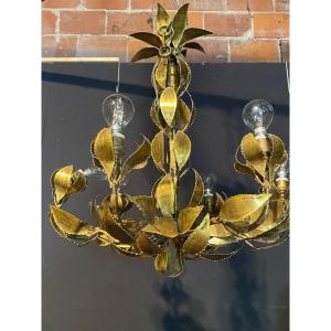 Palm Tree Chandelier From Maison Jansen