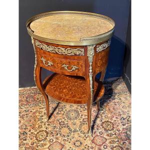 Louis XV Style Bedside In Marquetry