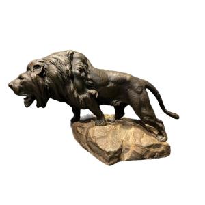 Lion By Prosper Lecourtier