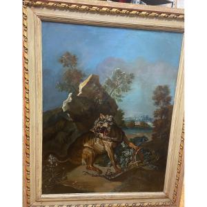 Loup Trapped French School 18th