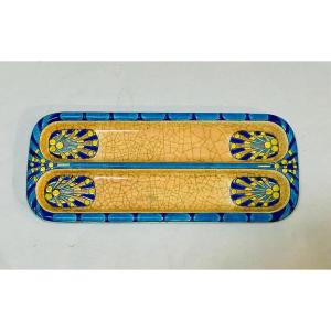 Empty Longwy Art-deco Pocket