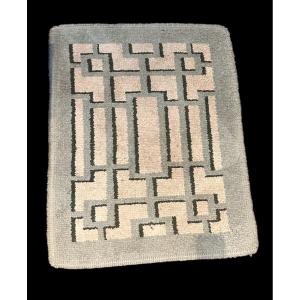 Small Rug Kortrijk Region Art Deco Period