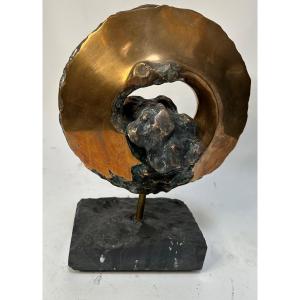 Bronze Truffle Sculpture Order For The Restaurant La Truffe Noir Brussels Força 1991