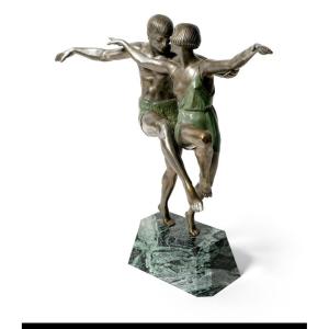 The Dancers Pierre Lefaguays French Sculptor 