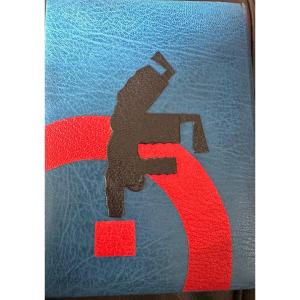 Leather Bound Book With A Vive Le Cirque 1930 Decor By Serge