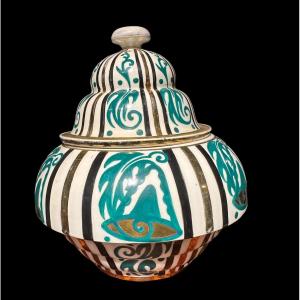Art Deco Candy Box Signed Meissen 