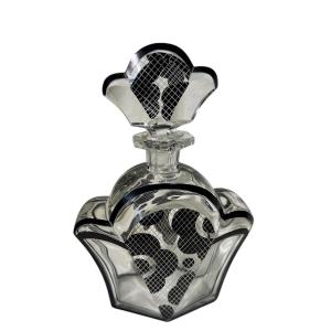 Art Deco Carafe Bohemian Glass