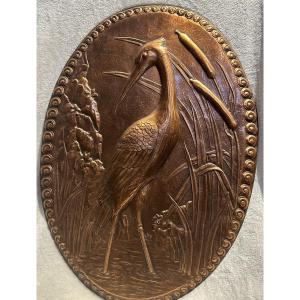 Art Deco Copper Panel