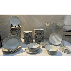 Art Deco Service Faïence From Saint Ghislain Belgium 