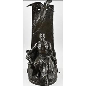 Hans Müller Austrian School 1873-1937 Symbolist Bronze Prototype 