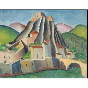 Stylized Landscape, Polish School Circa 1930