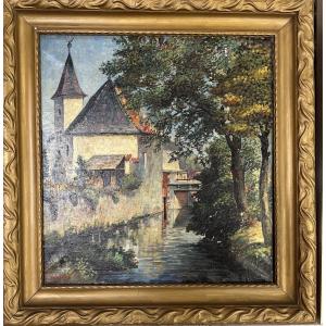 Post-impressionist Painting By W. Duquenne 