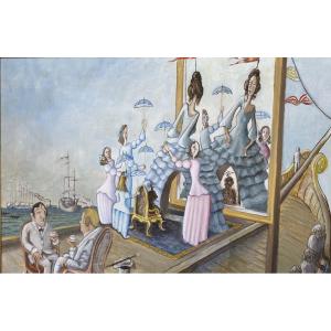 The Queen Of Sheba By Pierre Tilot Surréaliste 