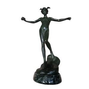 Sculpture Of Mercury Or Hermes By The Austrian Sculptor Franz Seifert