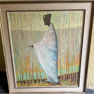 Abstract Africanist Figure By René Reiner