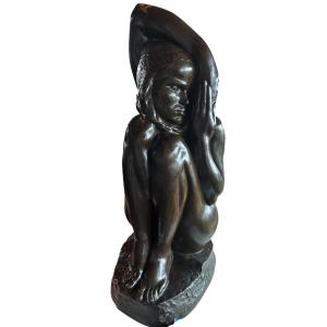 Life-size Africanist Bronze 1930