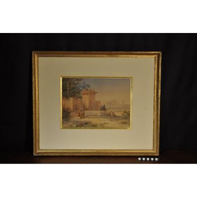Watercolor Orientalist - Alphonse Birck