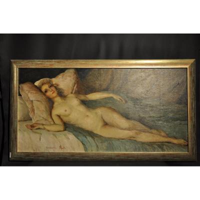 Naked Woman Lying Down. Constantin Font