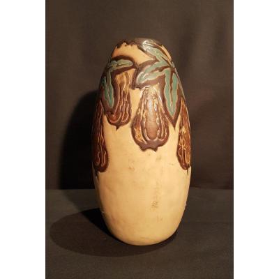 Boch Keramis Stoneware Vase - Charles Catteau