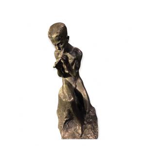 Flautist, Bronze - Rachel Van Dantzig