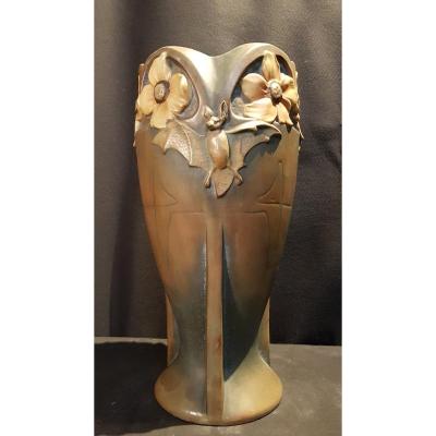 Earthenware Vase, Jugenstil - Bernard Bloch