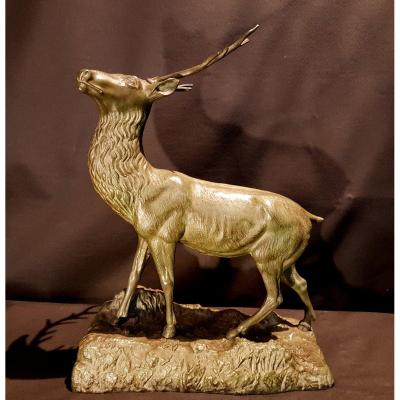 Deer, Bronze - Arthur Puyt
