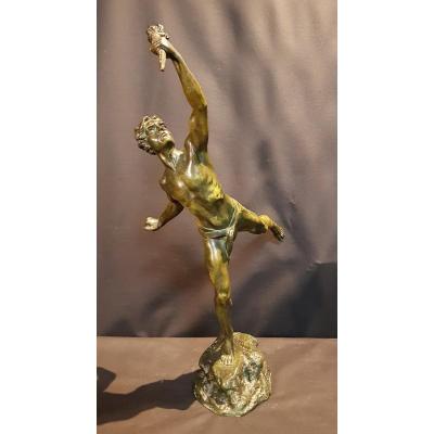 Flame Bearer, Bronze - Lemoyne