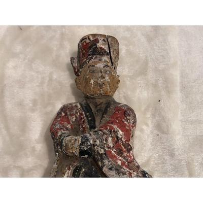 Wooden Sculpture - Figure - China - 10x20cm