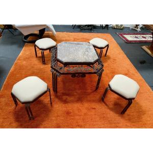 Art Deco Wrought Iron Salon