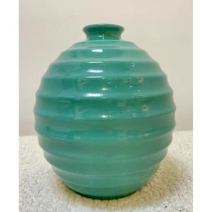 Art-deco Ball Vase - Villeroy & Boch - Luxembourg - Size 11x21x26cm - Stamp