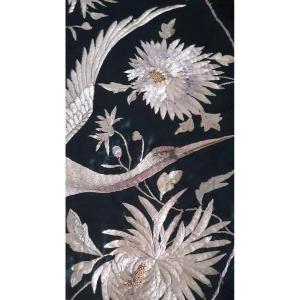 Fukuza Embroidery 19th Century Meiji Period Japan