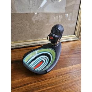 Gabriel Fourmaintraux - Vintage Ceramic Trinket Dish Circa 1950-1960